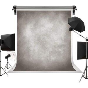 5x7ft Vintage Backdrops Abstract Grey Portrait Photo Backdrop for Photography